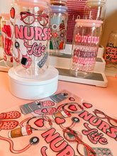 Load image into Gallery viewer, Nurse Life- 16oz Glass Can Cup Wrap