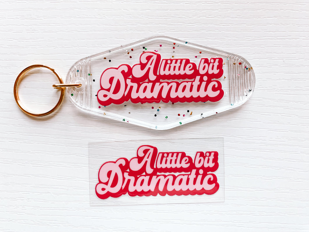 A Little bit dramatic- set of 4 mini decals