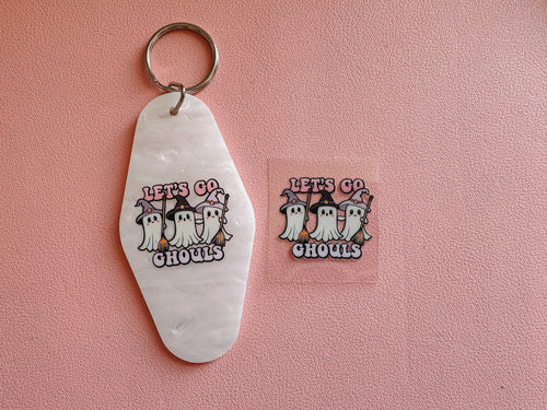 Let’s go ghouls- set of 4 mini decals