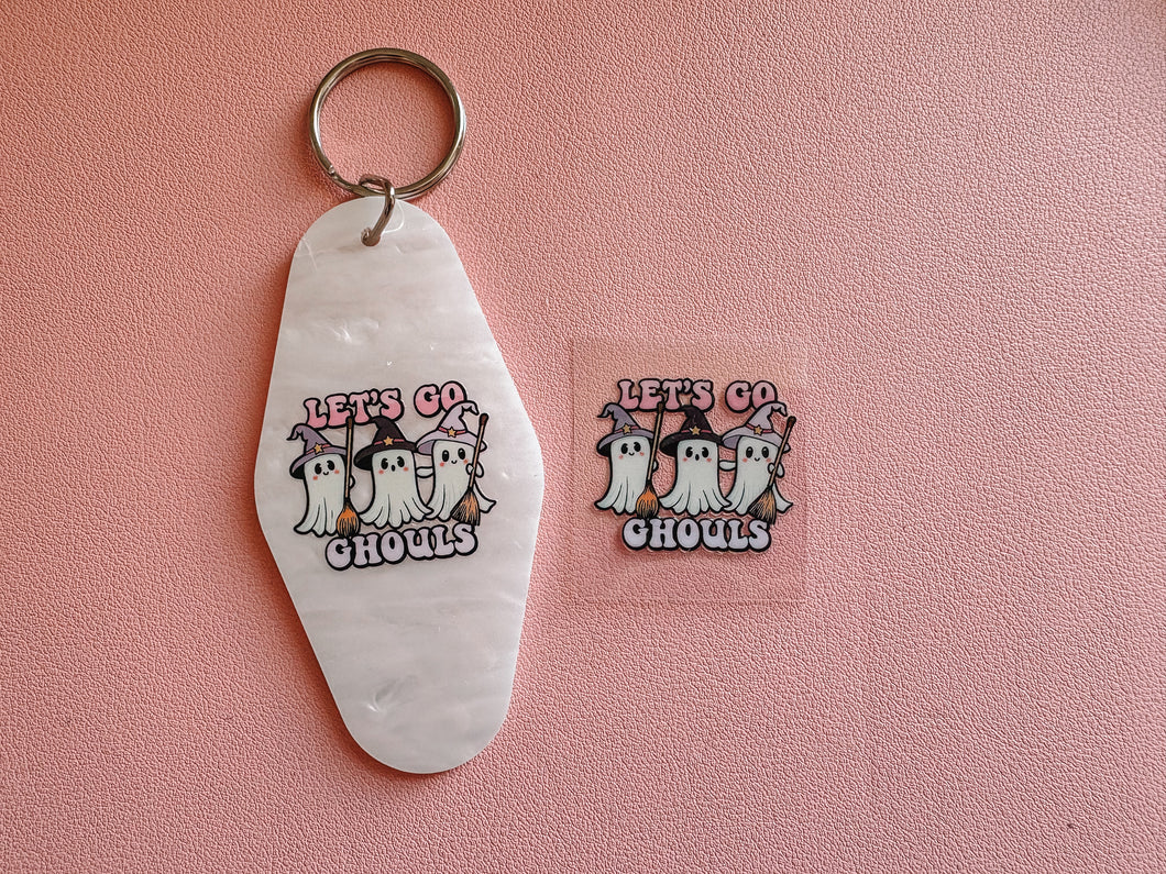 Let’s go ghouls- set of 4 mini decals