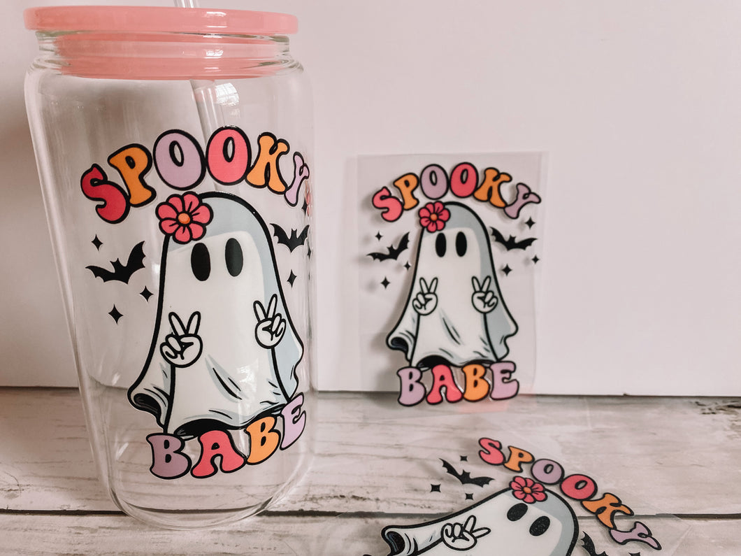Spooky Babe decal