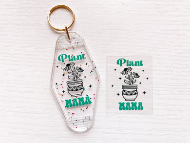 Plant Mama- set of 4 mini decals