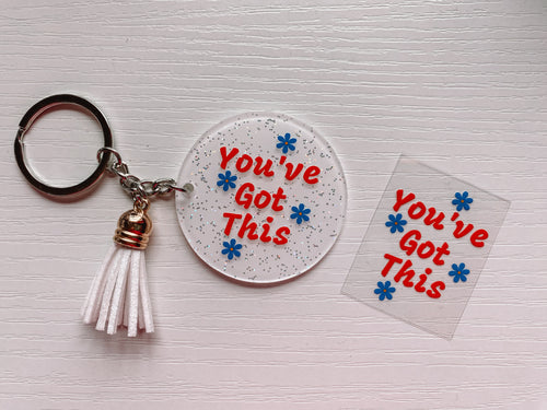 You’ve got this- set of 4 mini decals