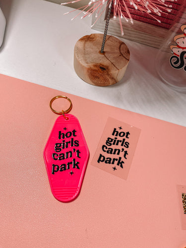 Hot girls can’t park (set of 4 mini decals)