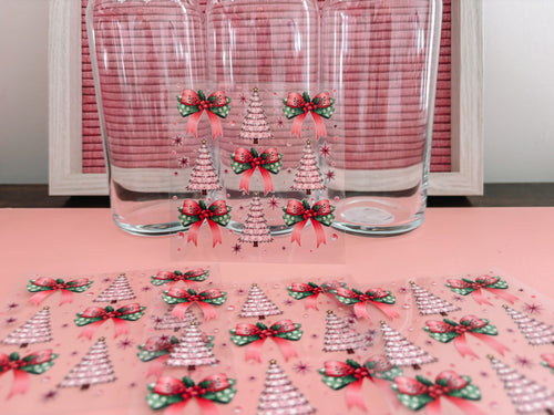 Holiday bows & trees- decal