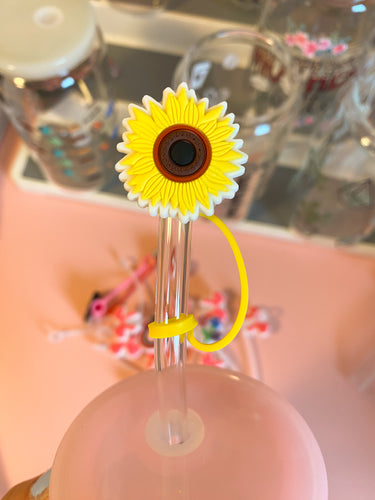 Sunflower (with cap) - Straw Topper