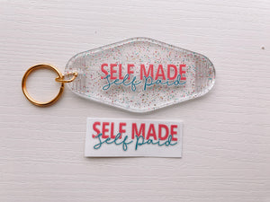 Self made Self paid (set of 4 mini decals)