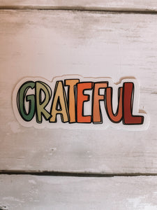 Grateful sticker