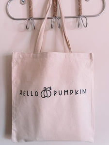 Hello Pumpkin tote bag