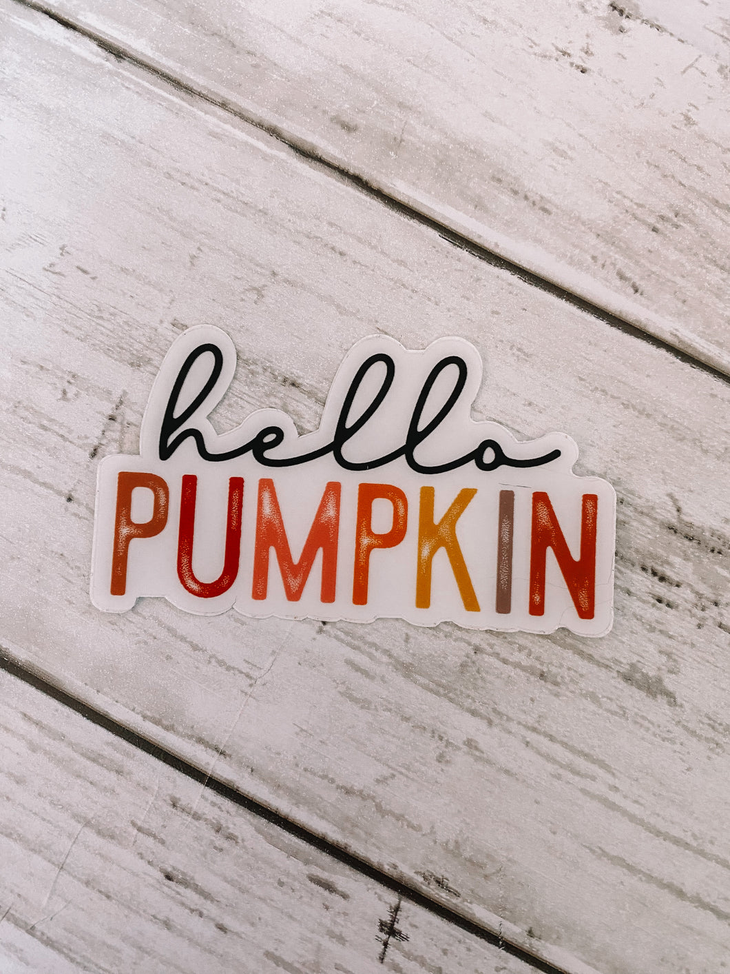 Hello Pumpkin sticker