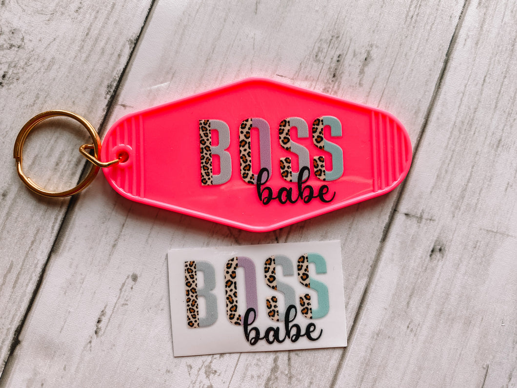 Boss babe (Set of 4 mini decals)