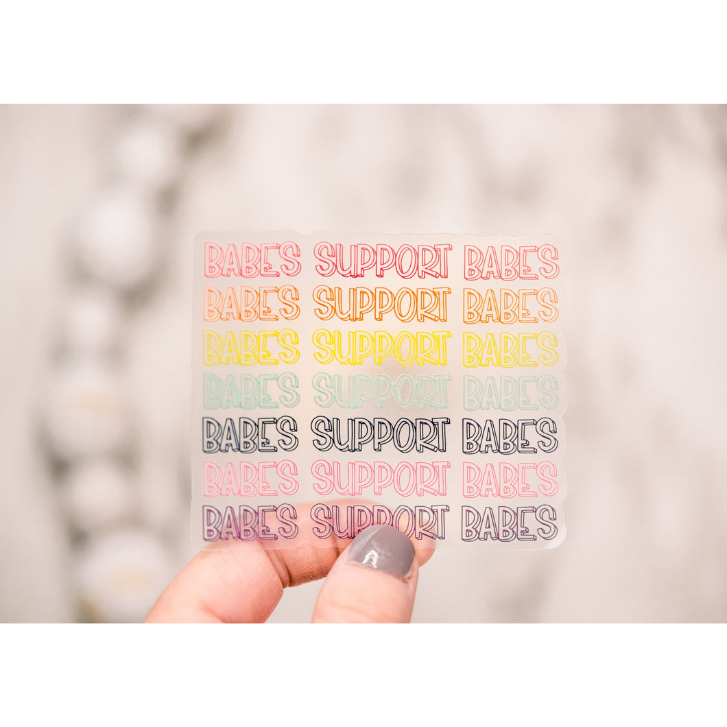 Babes Support Babes -  Sticker