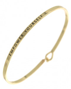 Empower Yourself - gold tone