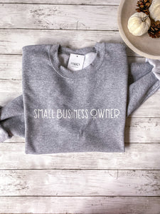 Small Business Owner Crew neck
